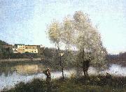 Jean Baptiste Camille  Corot Ville d Avray USA oil painting artist